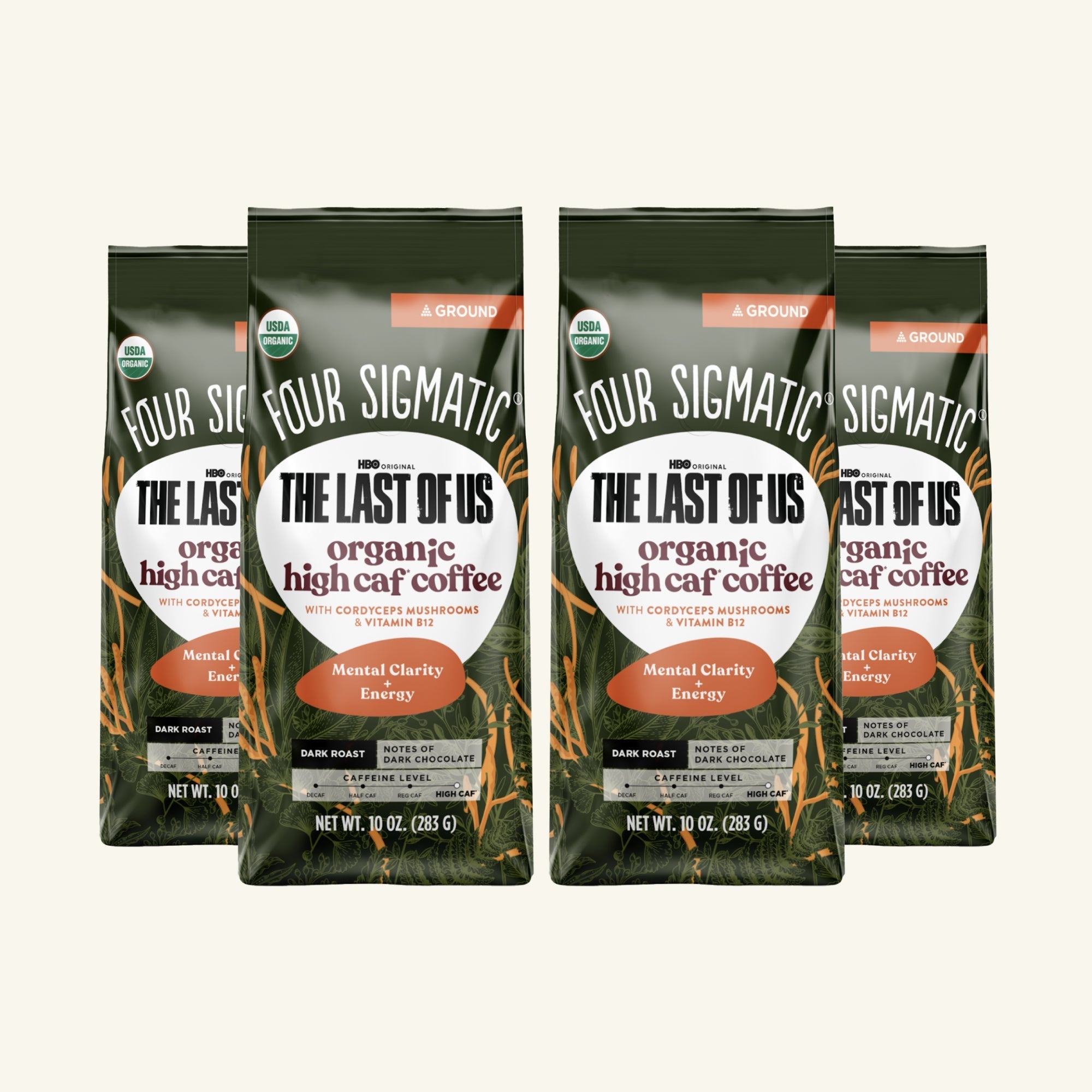 HBO Original The Last Of Us - Organic High Caf Ground Coffee - Balanced Energy