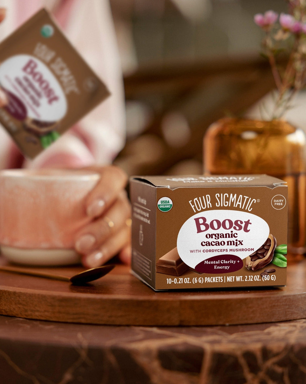 Boost Cacao, Packets - Smooth Coffee
