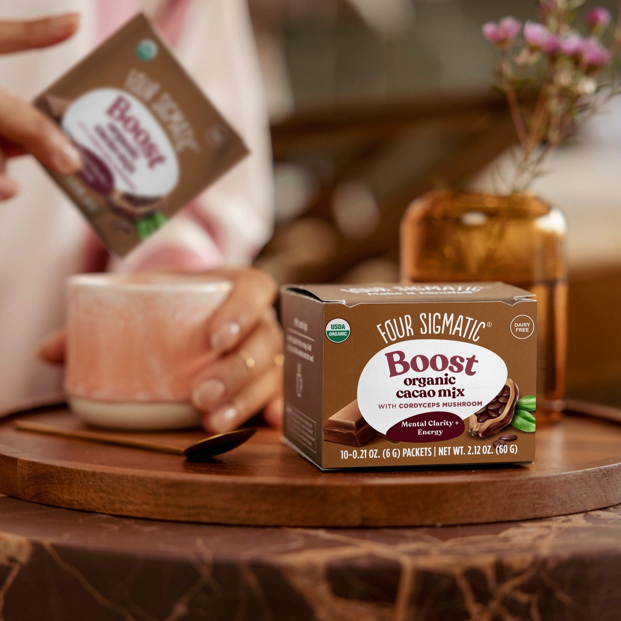 Boost Cacao, Packets - Smooth Coffee