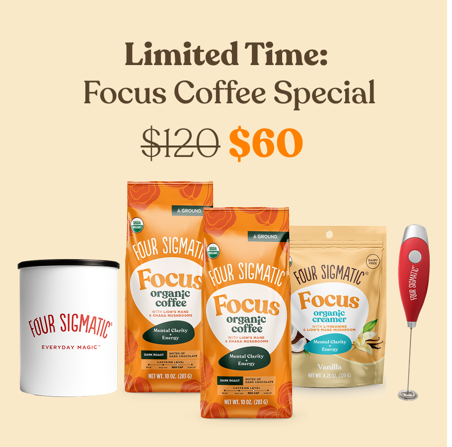 Focus Ground Coffee Special: Get $120 value for only $60 - Superfood Coffee