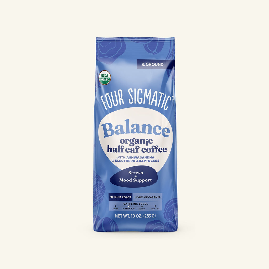 Balance Half Caf Ground Coffee - Medium - Low Caffeine