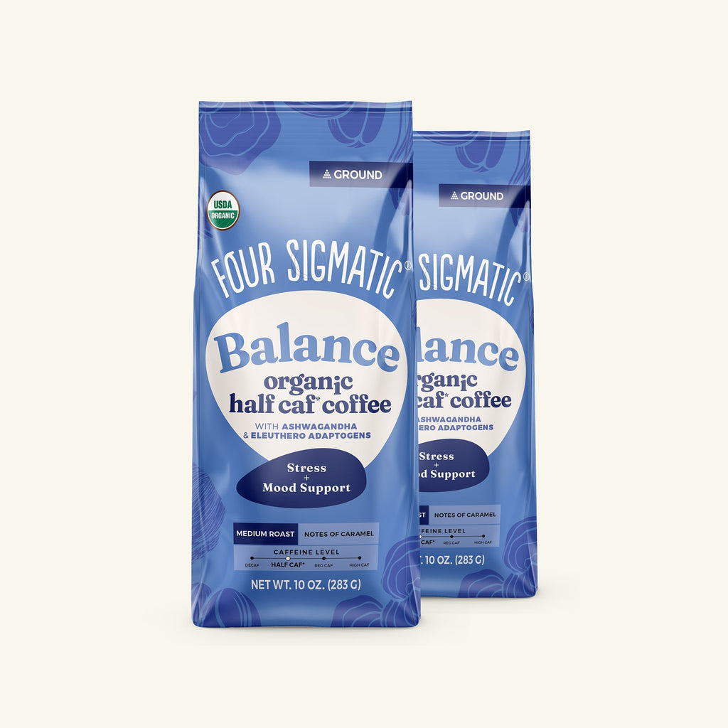 Balance Half Caf Ground Coffee - Medium - Low Caffeine