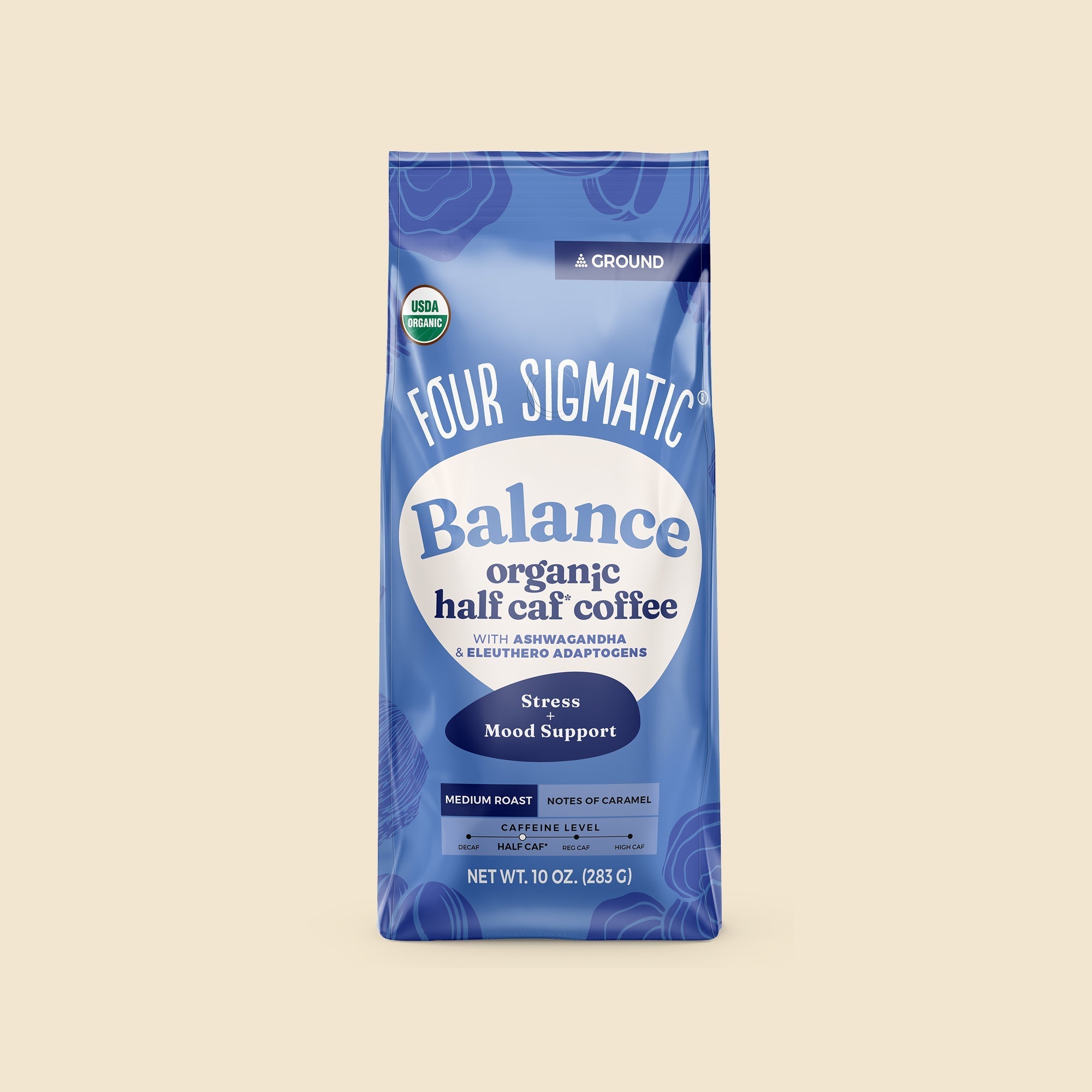 Balance Half Caf Ground Coffee - Medium - Low Caffeine