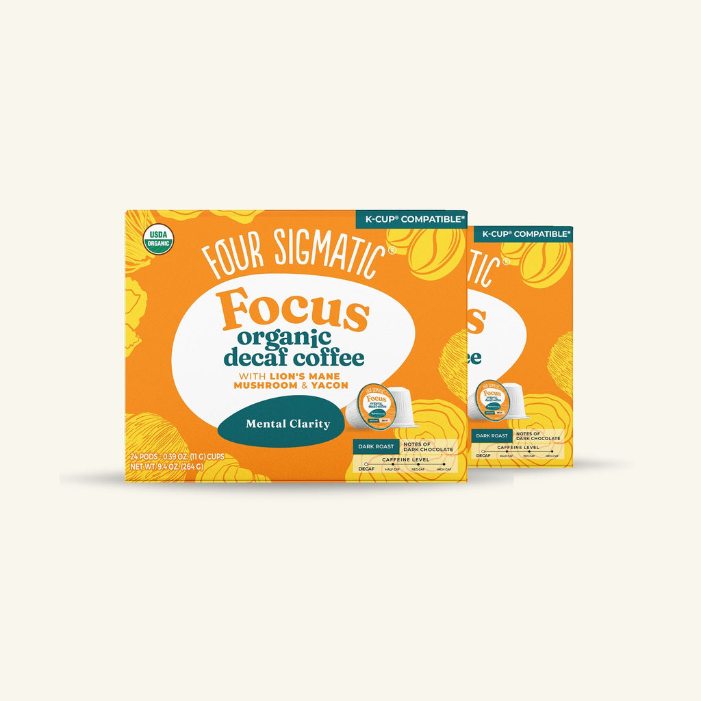 Focus Decaf Coffee Pods (24ct) - For Daily Energy