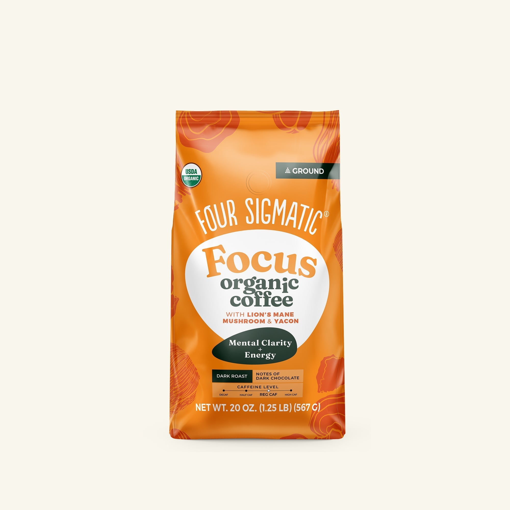 Focus Ground Coffee - Dark (20oz) - Gut Support