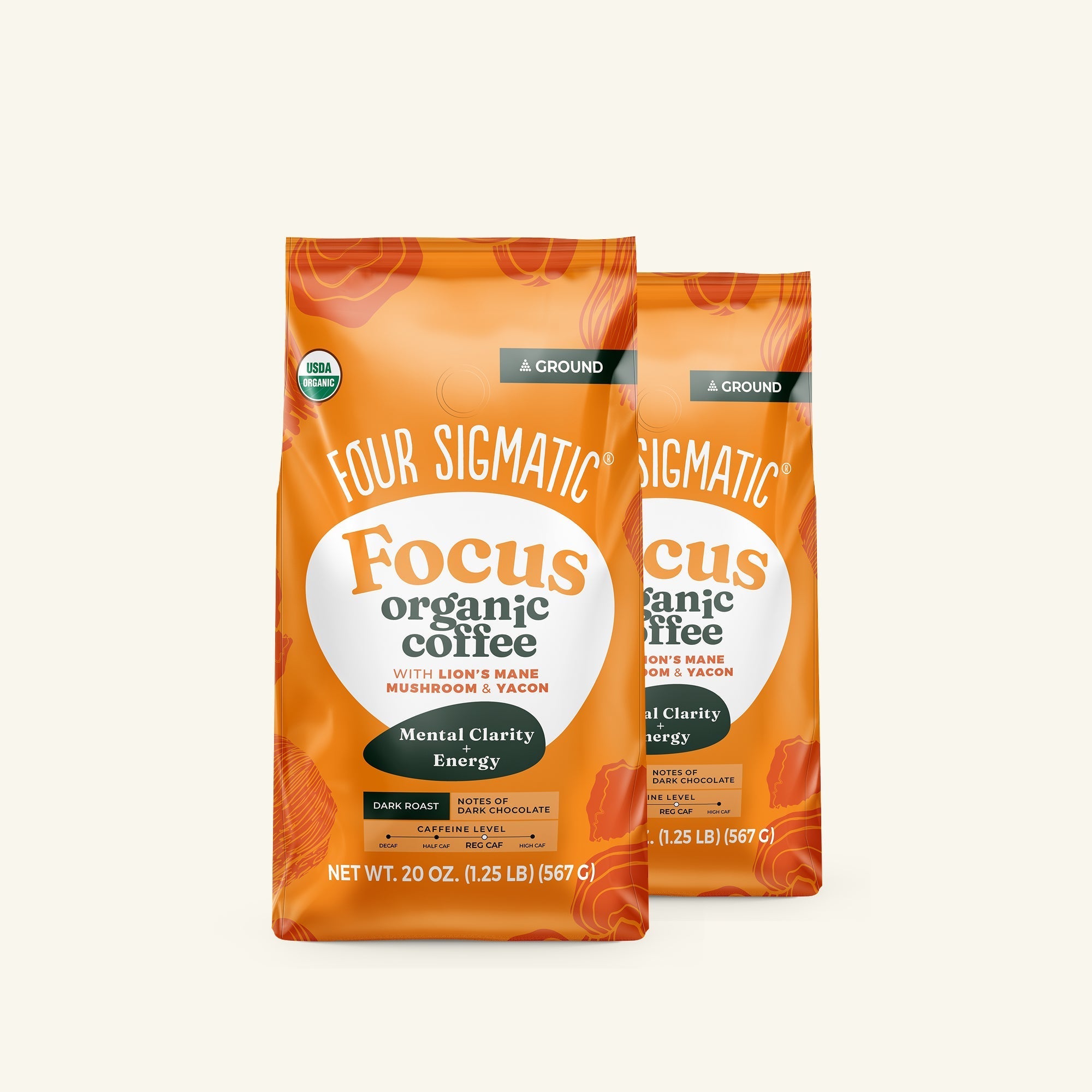 Focus Ground Coffee - Dark (20oz) - Gut Support