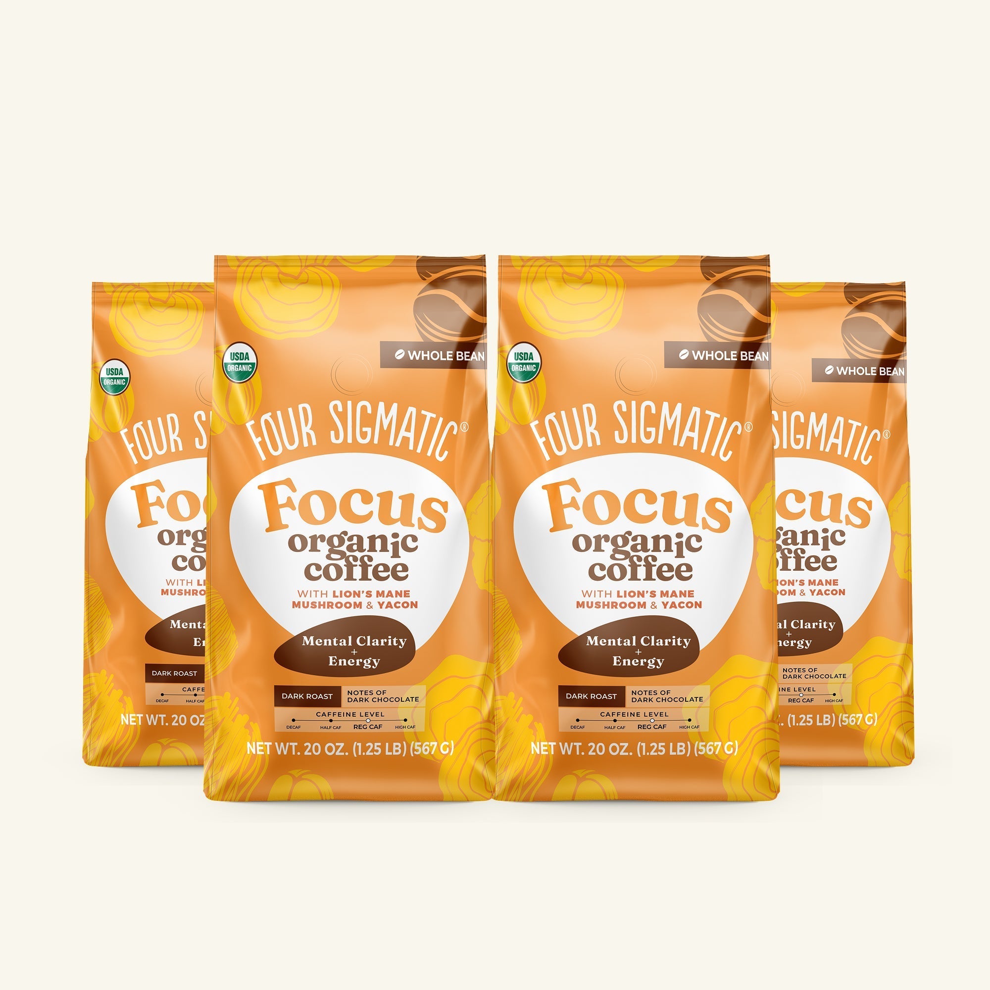 Focus Whole Bean Coffee - Dark (20oz) - Morning Focus