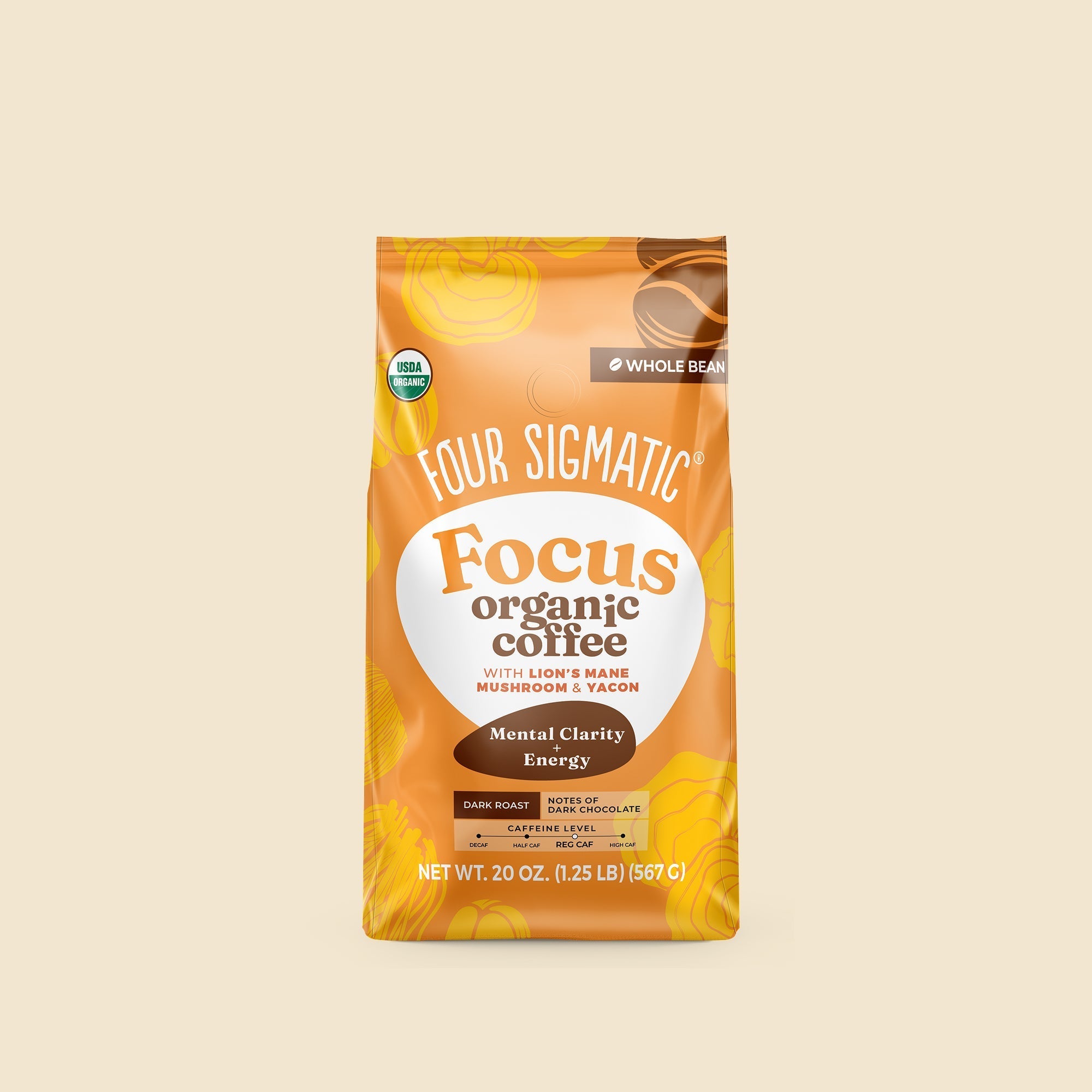 Focus Whole Bean Coffee - Dark (20oz) - Morning Focus