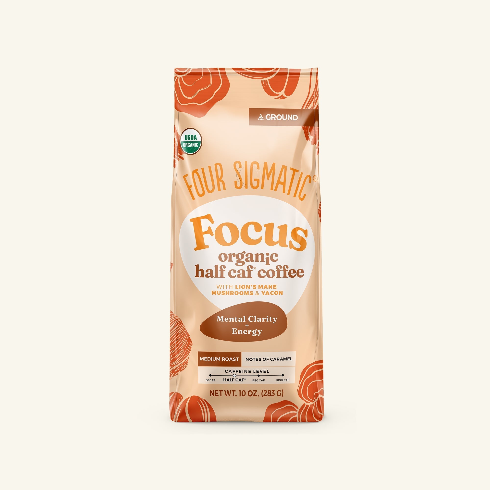 Focus Half Caf Ground Coffee - Medium - Clean Start