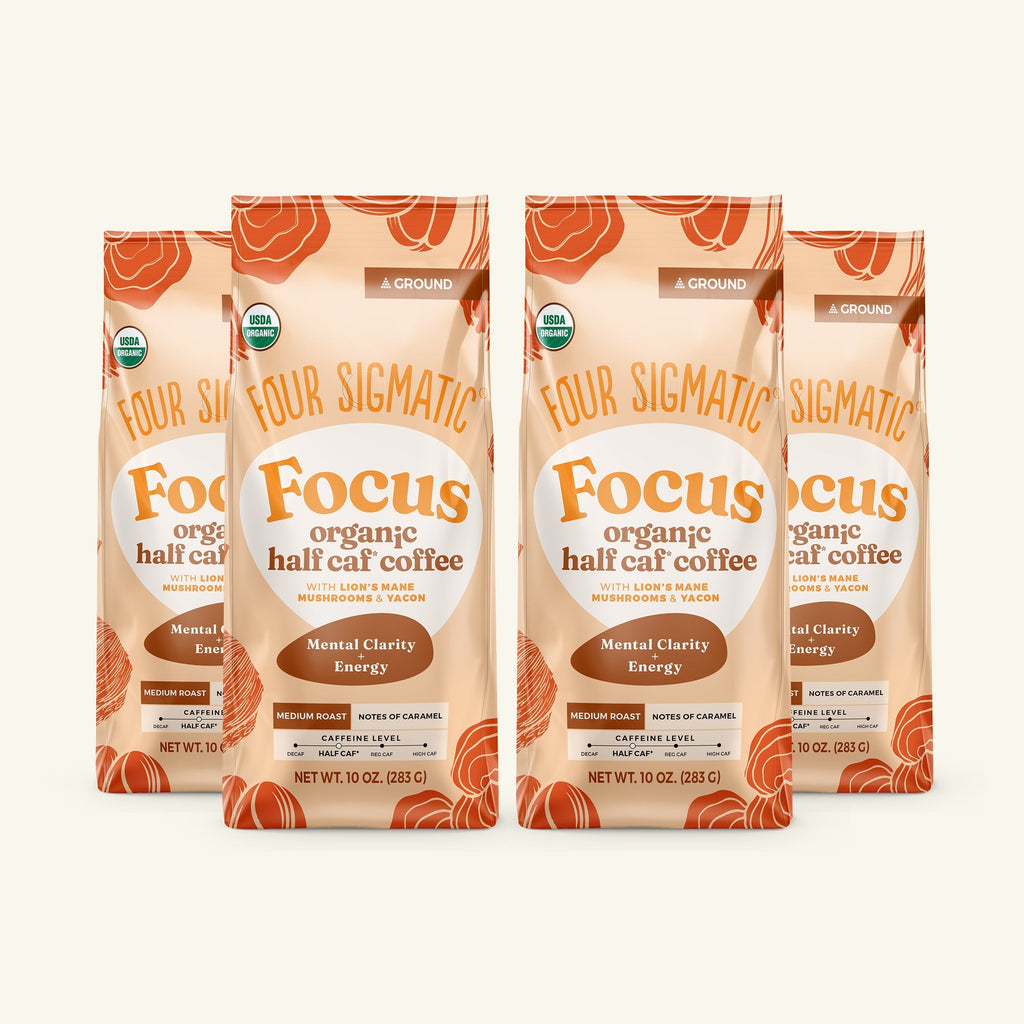 Focus Half Caf Ground Coffee - Medium - Clean Start