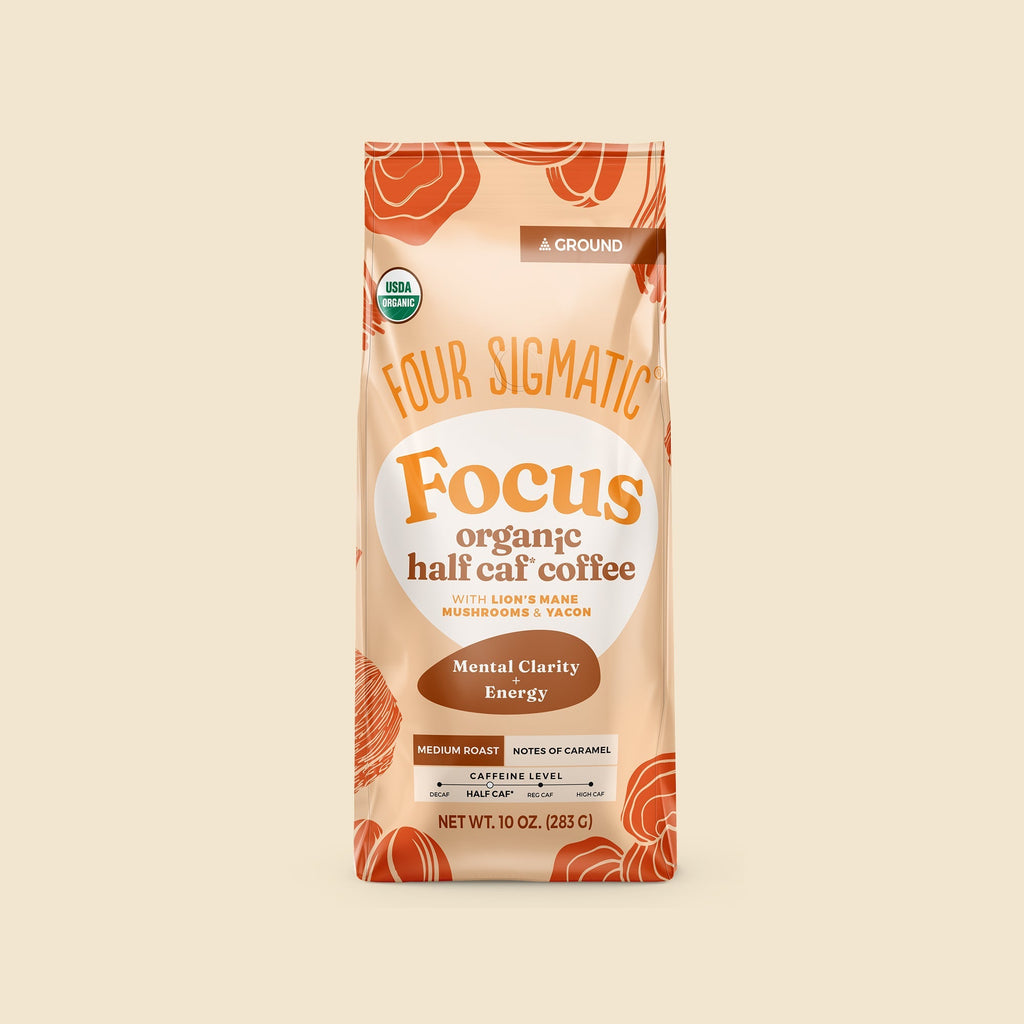 Focus Half Caf Ground Coffee - Medium - Clean Start