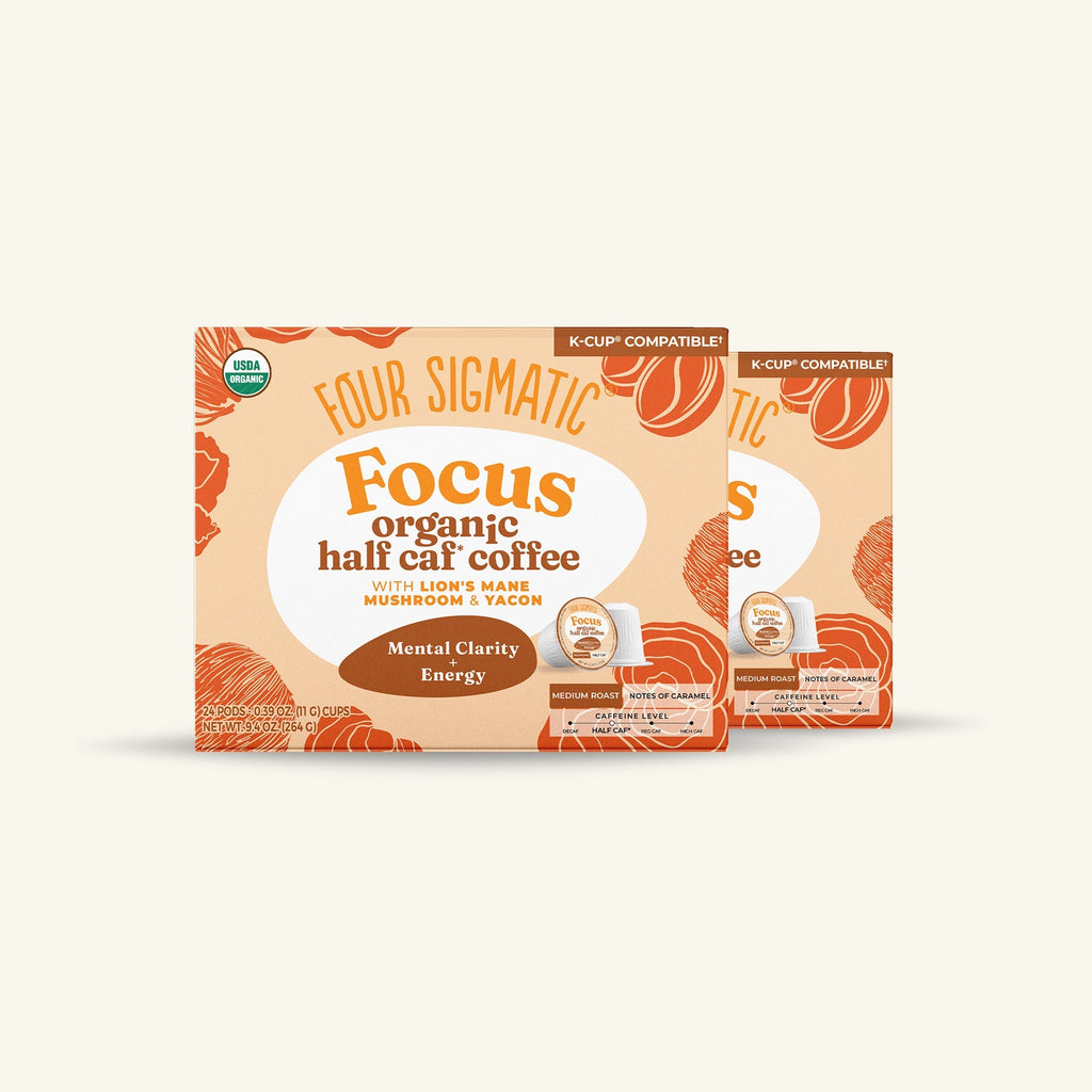 Focus Half-Caf Coffee Pods (24ct) - Daily Wellness