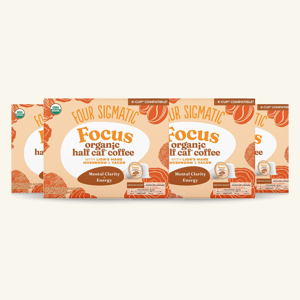 Focus Half-Caf Coffee Pods (24ct) - Daily Wellness