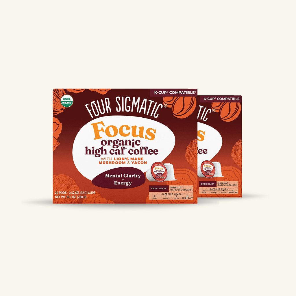 Focus High Caf Coffee Pods (24ct) - Balanced Energy