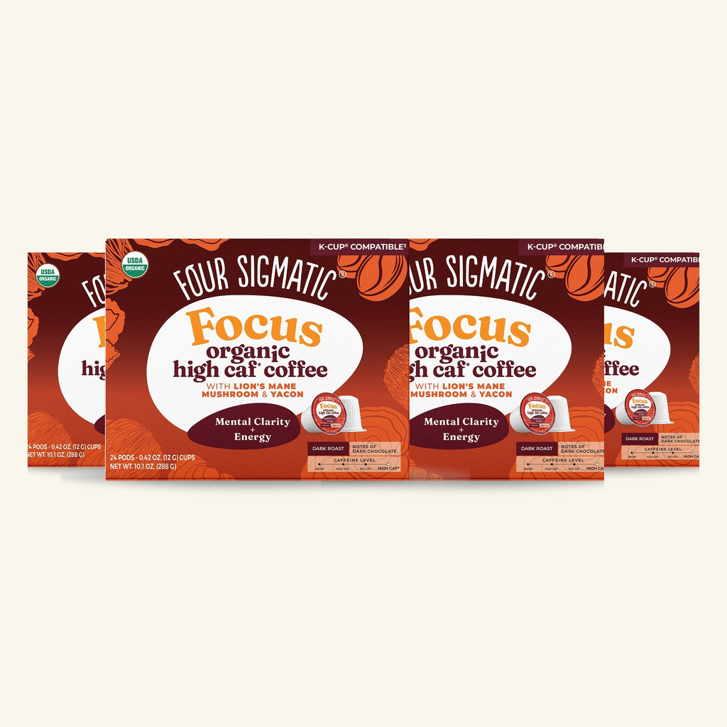 Focus High Caf Coffee Pods (24ct) - Balanced Energy