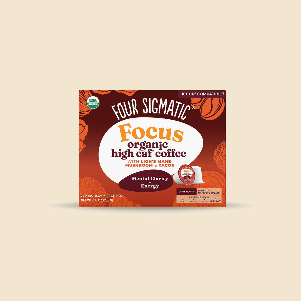 Focus High Caf Coffee Pods (24ct) - Balanced Energy