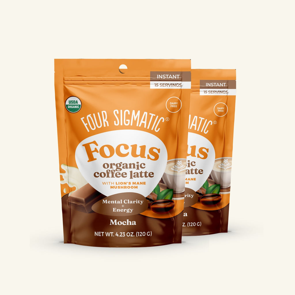 Focus Organic Coffee Latte - Mocha - Rich Flavor