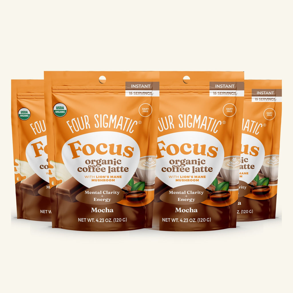 Focus Organic Coffee Latte - Mocha - Rich Flavor