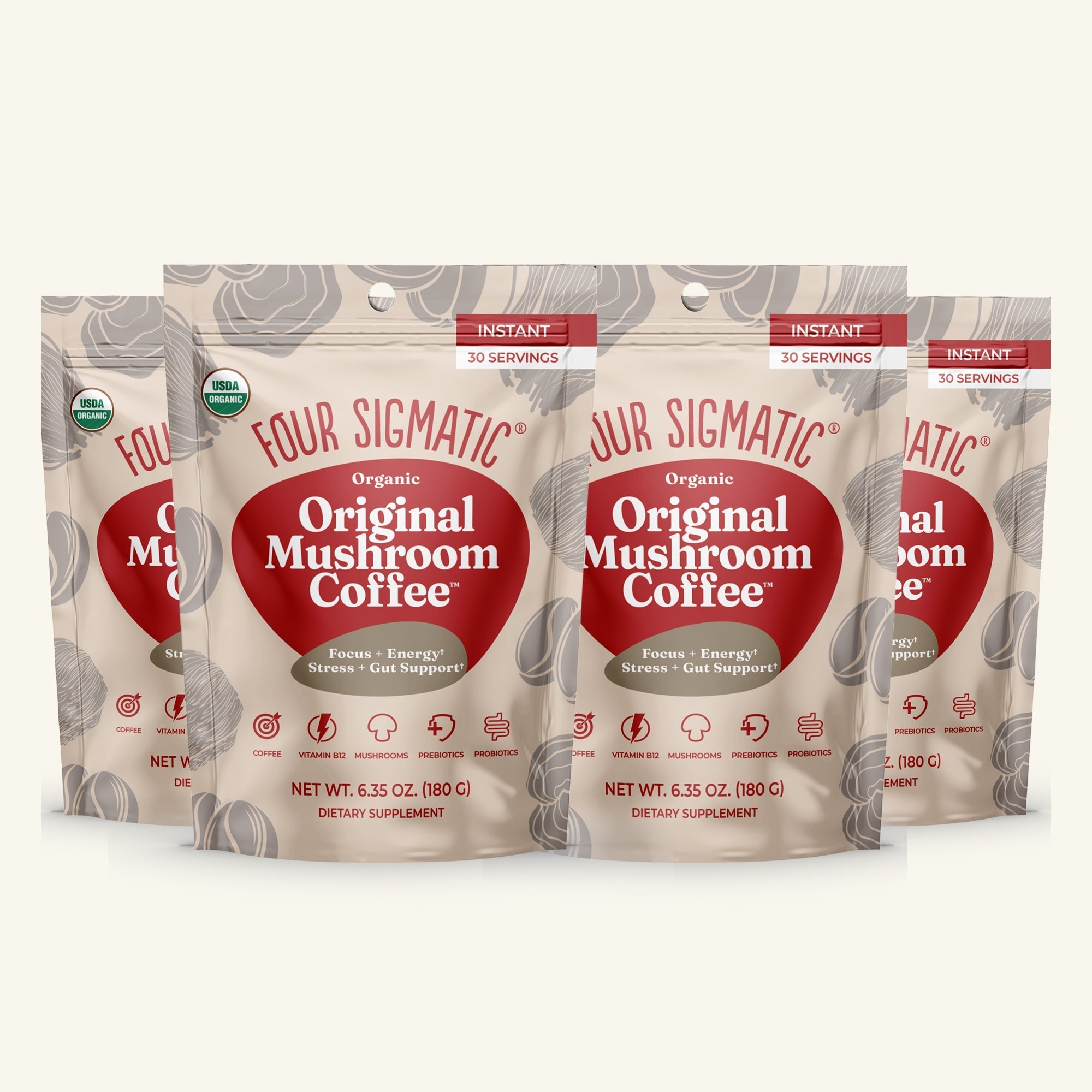 Original Mushroom Coffee™ (30 Cups) - Focus Support
