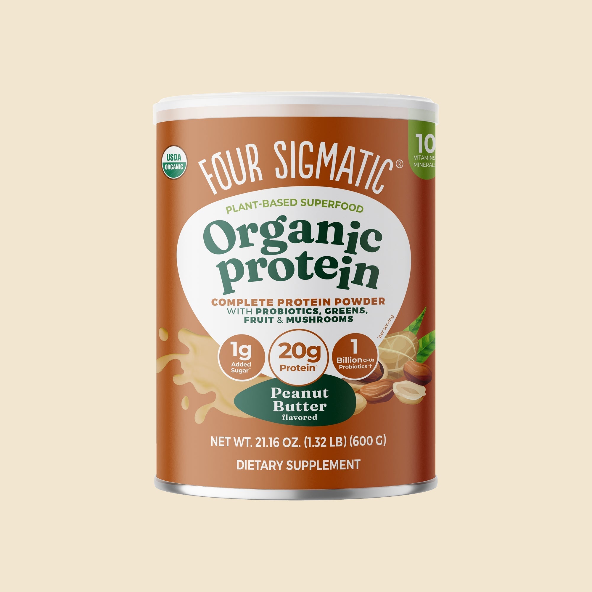 Plant-Based Protein – Peanut Butter - Focus Blend