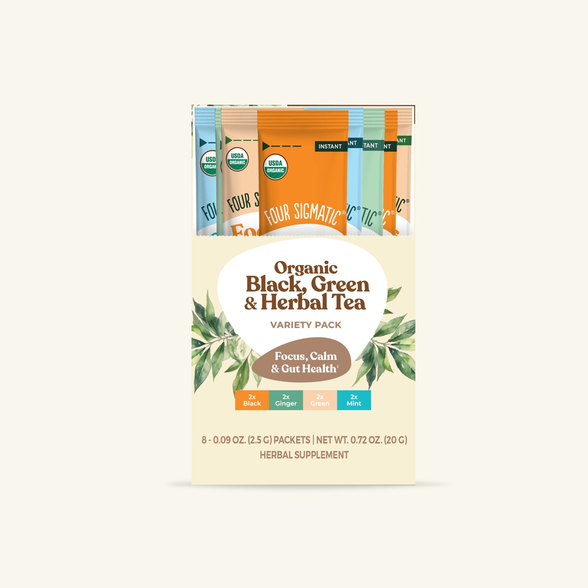 Tea Variety Pack - 8 Packets - Energy Blend