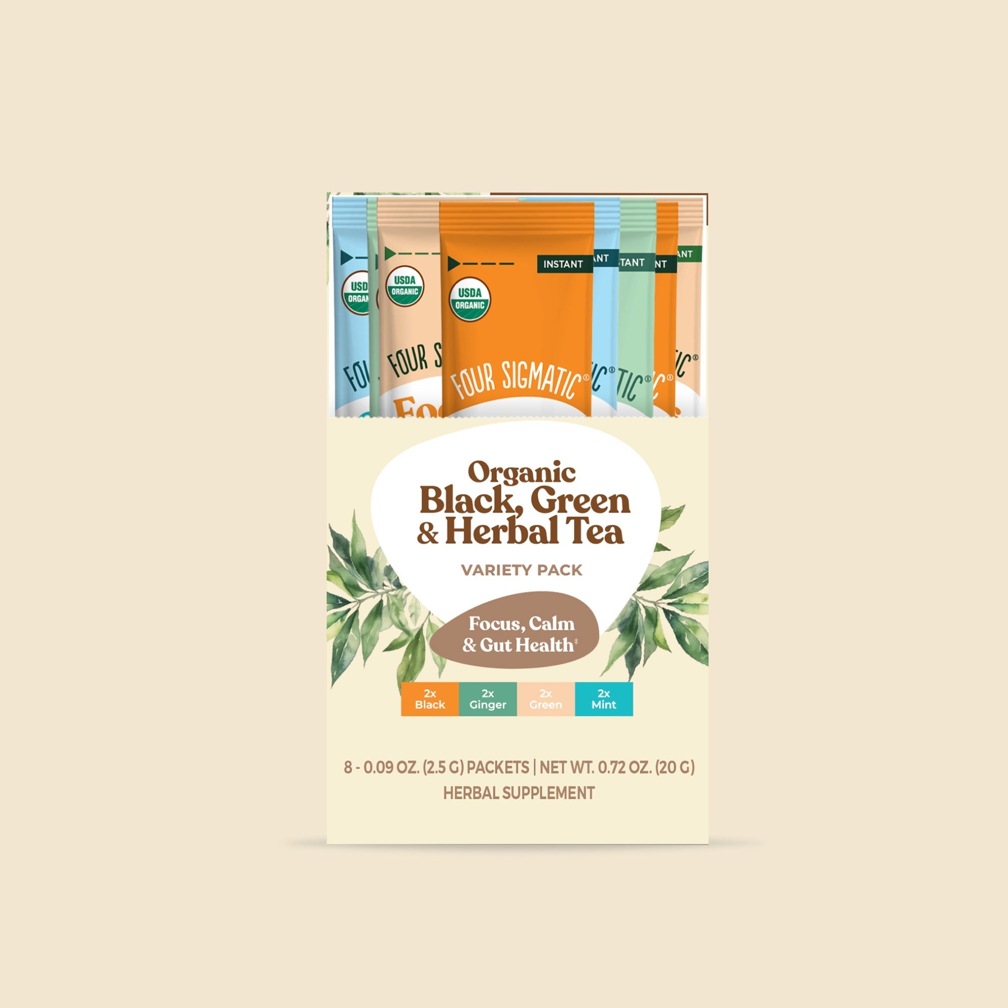 Tea Variety Pack - 8 Packets - Energy Blend