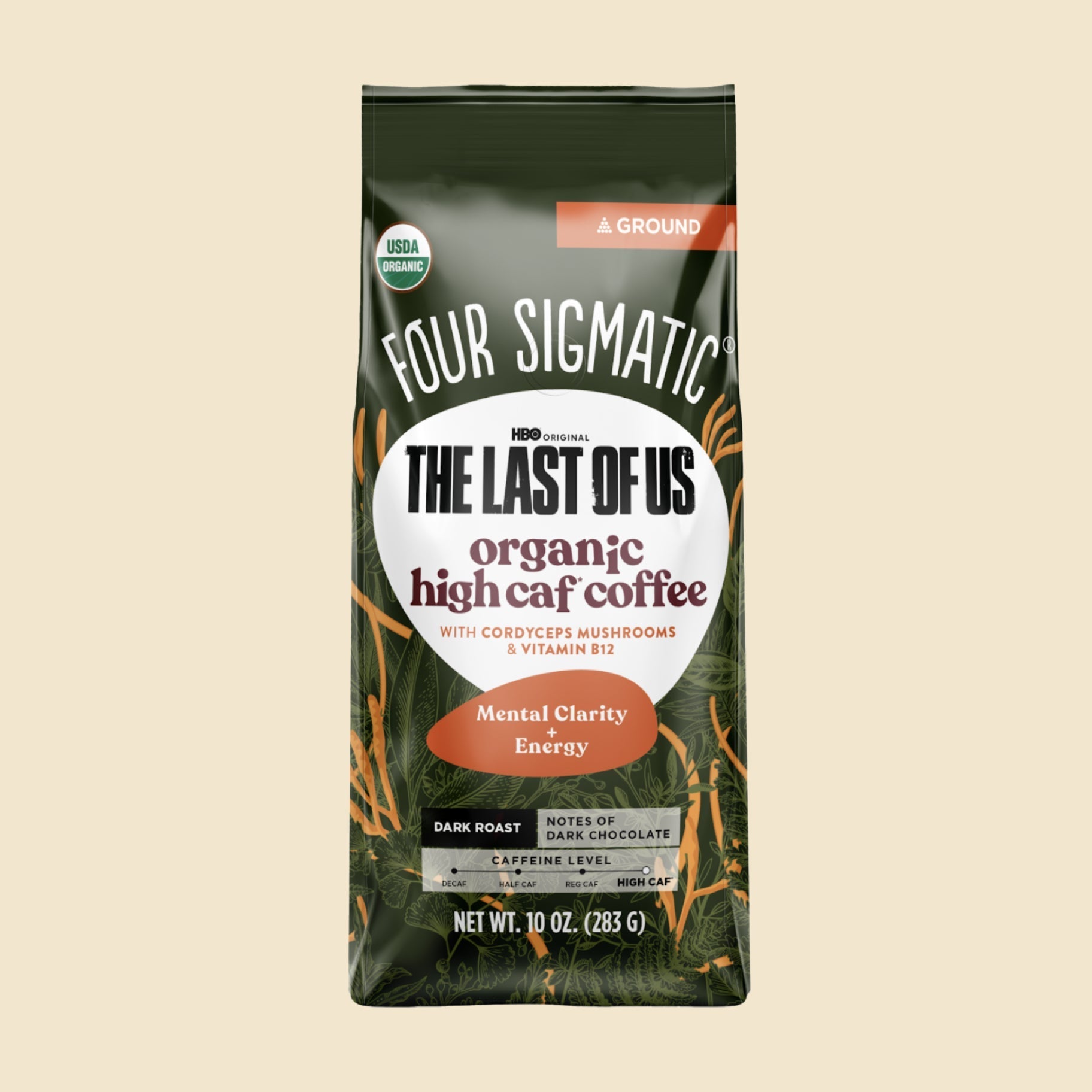 HBO Original The Last Of Us - Organic High Caf Ground Coffee - Balanced Energy